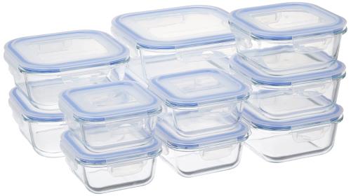 和平フレイズ 電子レンジオーブンOK 耐熱ガラス容器 300ml4個 ＆ 510ml3個 ＆ 800ml2個 ＆ 1100ml2個 レッシュ ME-7404｜GOODWOODS