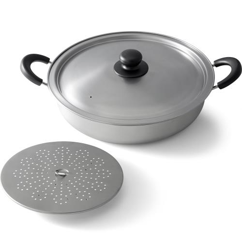 和平フレイズ dancyu ステンレス鋼 煮魚 鍋 30糎 目皿付 ダンチュウ DA-35