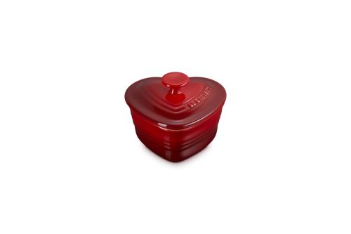 ルクルーゼ(Le Creuset) ラムカンダムール Sサイズ 蓋付き 結婚祝い 記念日 ブライダル ギフト プレゼント 引出物 お祝い 耐熱 耐冷 電子レンジ 食洗器 オーブン 対応 チェリーレッド日本正規販売品
