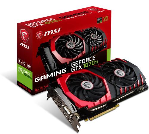 MSI GeForce GTX 1070 Ti GAMING 8G グラフィクスゲーム盤 VD6490