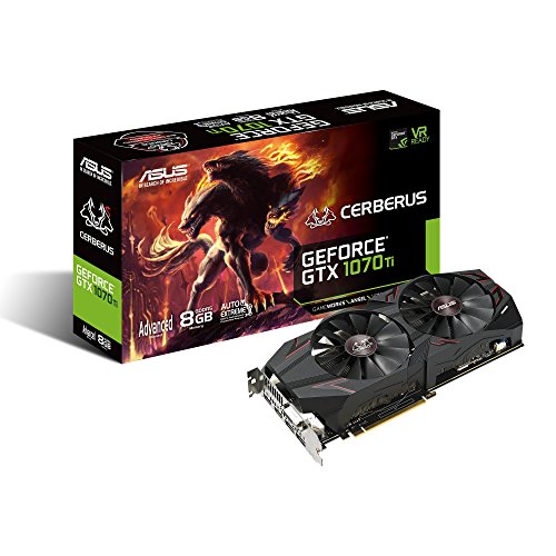 ASUS Nvidia GTX1070TI積み上げる録画媒体歌留多 CERBERUS-GTX1070TI-A8G