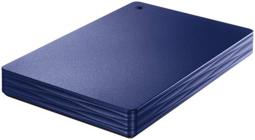 I-O DATA USB 3.1 Gen 1/2.0対応 ポータブルハードディスク 「カクうす Lite」 ミレニアム群青500GB HDPH-UT500NVR
