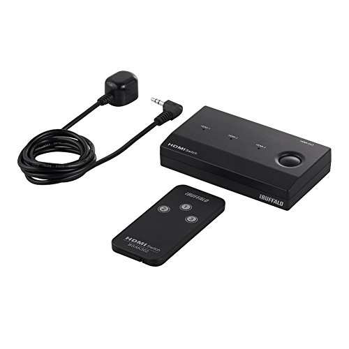 緩衝装置置き目 HDMI うつり変わり器 3インプット1最終生産物 遠隔操作付  Nintendo Switch / なおなお書き4 / なおなお書き5 製造会社動くこと突きとめる済み  BSAK302