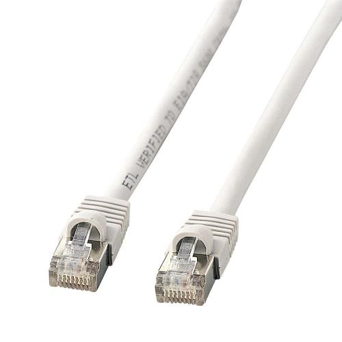 サンワサプライ STPエンハンスドカテゴリ5ケーブル 30m ライトグレー KB-STP-30LN