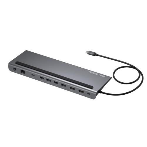 サンワサプライ USB Type-C縛ステイション 10インチ1（4K相応うHDMI2画面最終生産物） USB-CVDK14