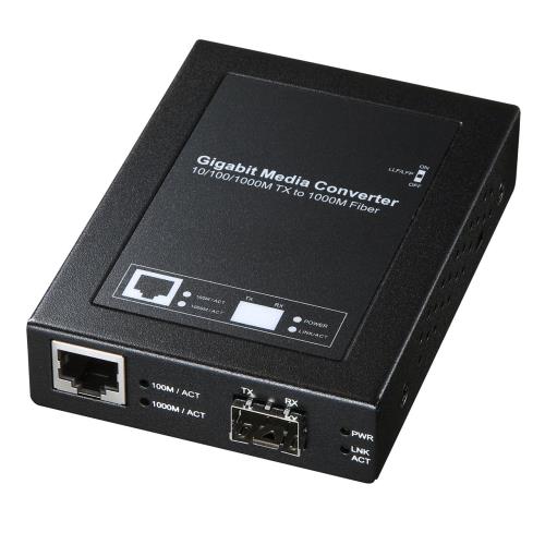 サンワサプライ 光手段変換器(SFPモデュールマルチ/シングルモードブリッジ型) ローカルエリアネットワーク-EC212RF