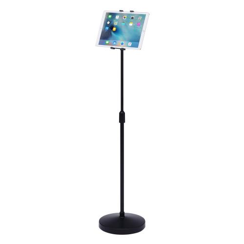 サンワサプライ iPad経口避妊薬照明ランプ 高さ変数役立つこと付き添い人 黒いこと MR-TABST12N