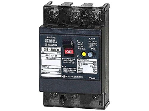 テンパール工業 Eシリーズ 経済タイプ 漏電遮断器 OC付 4.2A 0.75kW 3MEC04230