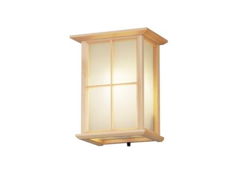 パナソニック (Panasonic) 合切袋ともし火 はなさび 数寄屋 LED白熱電球4.3W1灯 壁直付型 密閉/防雨型 LED白熱電球取り替えっこ型 FreePa (無償性パ) お受け入れ 有りの実点灯能力のある型 点灯省エネ型 明るさ検出器付 白熱電球色 乳白 幅216奥ぶかさ150高さ271粍 LGWC85084F