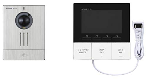 アイホン 4.3型モニターワイヤレステレビドアホン スノーホワイト KR-77