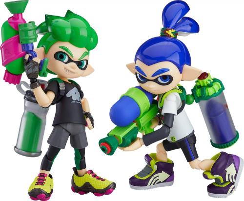 figma Splatoon/Splatoon2 男の子 DX～版 ノン規摸 可塑性物質製 ペンキ塗り済みモビール図形 再販