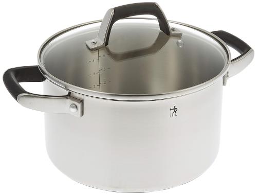 ツヴィリングJ.A.ヘンケルスジャパン(Zwilling J.A.Henckels Japan) 「 HIスタイル ベーシック 深型両手鍋 24cm 6L 」 ステンレス 研磨仕上げ ストックポット IH対応 日本正規販売品 40583-240 シルバー|GOODWOODS