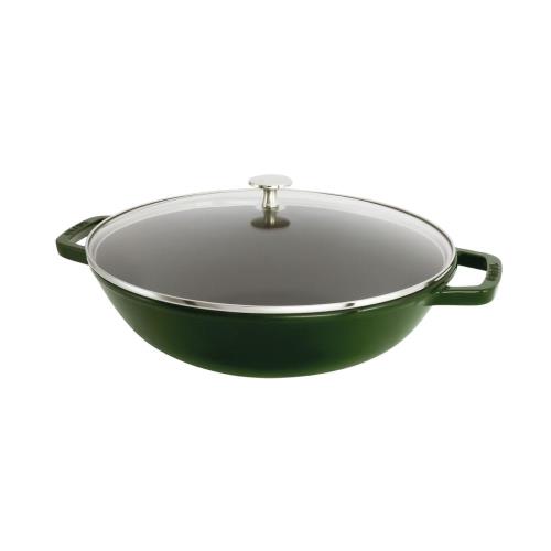 staub ストウブ 「 マルチパン バジルグリーン 30cm 」 両手 ホーロー 鍋 IH対応 日本正規販売品 Speciality 40511-465 24,861円