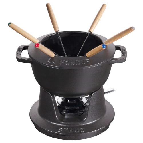 staub ストウブ 「 フォンデュセット 黒いこと 18糎 」 フォンデュー 鋳込み ホーロー 鍋 日本置き目売りわたす品 Speciality 40511-971