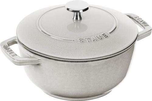 staub ストウブ 「 ワナベ カンパーニュ M 18cm 」 両手 鋳物 ホーロー 鍋 炊飯 2合 IH対応日本正規販売品 Wa-NABE 40501-477