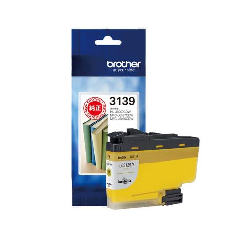 brother純正インクカートリッジイエロー LC3139Y 対応型番:MFC-J6999CDW、MFC-J6997CDW、HL-J6000CDW 他