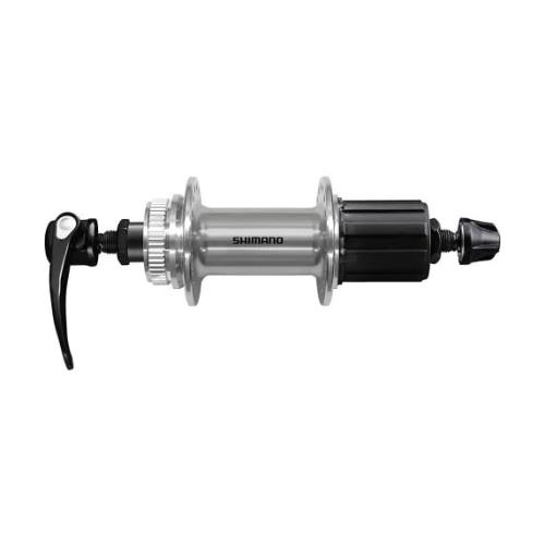 シマノ（SHIMANO）フリーハブ FH-QC400-HM 8-10スピード、MTB 11スピード センターロックディスクブレーキ HM 36H Silver QR 135?mm