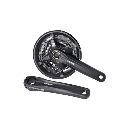 シマノ(SHIMANO) FC-MT210-3 ブラック 170mm 40-30-22T 9SPEED チェーンガード付属 BB別売 EFCMT2103CX002CL