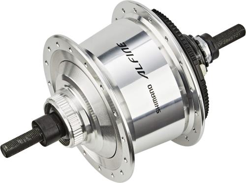 シマノ SG-S7001 内装8S シルバー 32H 軸長:187mm OLD:135mm センターロックディスク対応 ISGS70018BS