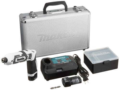 マキタ 書き込み型インパクトドライバTD022(7.2V)白 トルク25Nm 1.5Ahバッテリ2本申し受ける器付 TD022DSHXW