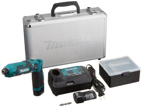 マキタ 書き込み型インパクトドライバTD022(7.2V)青 トルク25Nm 1.5Ahバッテリ2本申し受ける器付 TD022DSHX