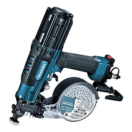 マキタ(Makita) AR411HRM 41粍高圧大気圏螺旋釘打ち機(青)