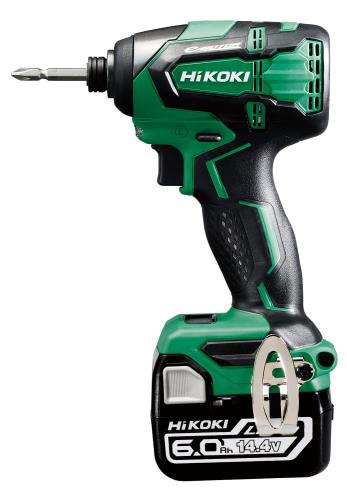 HiKOKI (ハイコーキ) 14.4Vインパクトドライバ 6.0Ah乾電池2個手っとり早い申し受ける器入れもの付き添い人 WH14DB(2YC)