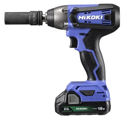 HiKOKI(ハイコーキ) 18V コードレス 差しひびき鍵 最大限度トルク162Nｍ 2.0Ah 乾電池1個 申し受ける器 入れもの付 FWR18DF(BG)