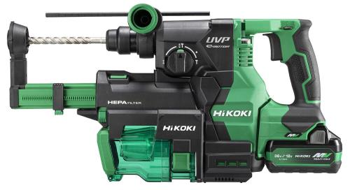 HiKOKI(ハイコーキ) 36V コードレス ロータリハンマドリル SDSプラスシャンク 集じん取り合わせ据え置き可 2.5Ah乾電池2個申し受ける器取り合わせ容れもの23付 DH3628DB (2XPZ)