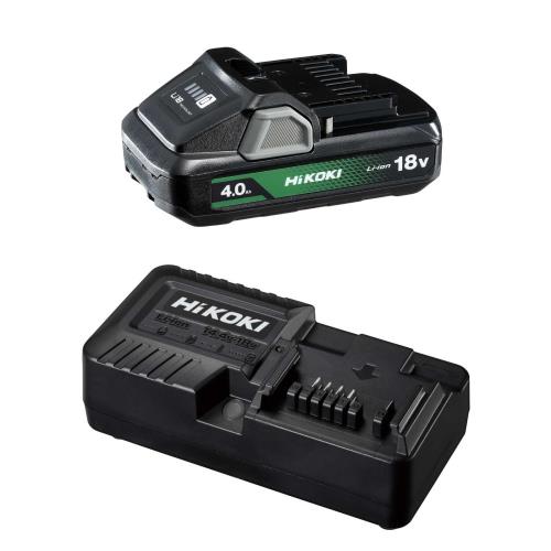 HiKOKI(ハイコーキ) クランク一揃いの道具 18V蓄電池(BSL1840M)1個+申し受ける器(UC18YKSL) UC18YKSL(L)