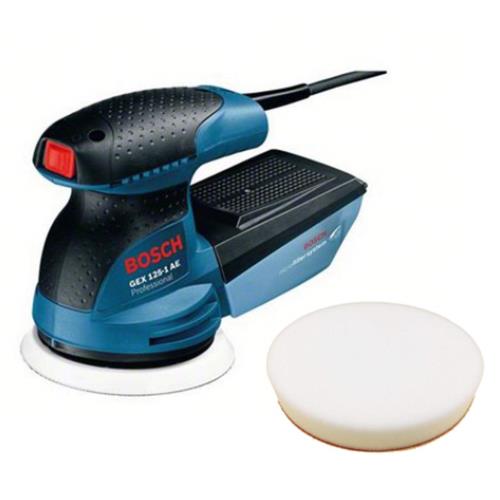 Bosch Professional(ボッシュ) 吸じんランダムアクションサンダー+ポリッシングスポンジセット GEX125-1AEJ2