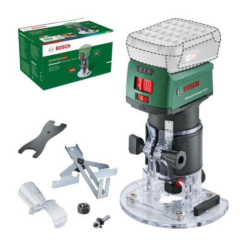 ボッシュ(BOSCH) 18V コードレストリマー (本体のみ、蓄電池申し受ける器別売り) ADTR118H 電動トリマー