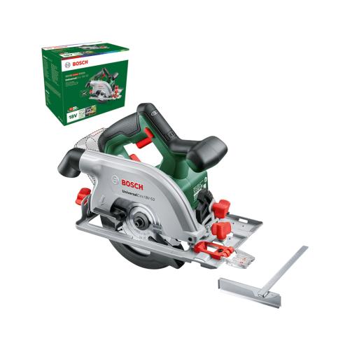 ボッシュ(BOSCH) 18V コードレスマルノコ (本体のみ、蓄電池申し受ける器別売り平行お引き回し吸じんアダプタのこ刃（160粍 刃数24本）付き添い人) UCL18V-53H