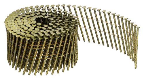 HiKOKI(ハイコーキ) 鉄条継ぎ合わせる釘 全長65粍軸径3.0粍 渦巻き 継ぎ合わせる釘 釘打機用 用木用 250本20巻 黄厚地の外套 ねじ釘つら構え チゼルポイント VS3065NU (C)