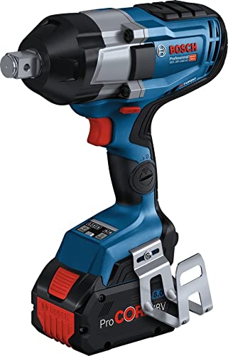 Bosch Professional(ボッシュ) 18V コードレスインパクトレンチ (8.0Ahバッテリーx2個充電器ベルトフックキャリングケース付) GDS18V-1050HC ボルト ナット 締め 外しタイヤ交換