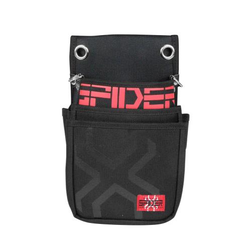 SK11 SPIDER 腰袋 3段 大径ハトメD環で落下防止コードの接続が容易 SPD-JY06-A