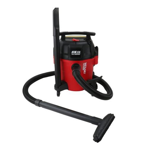 SK11(エスケー11) 乾湿両用掃き出す機 パソコン(脂)製貯蔵タンク 静音約65dB 吸塵16L/吸水10L 吸込仕事率210Wの豪然たる原動機 38粍太径配管 SVC-200PQP
