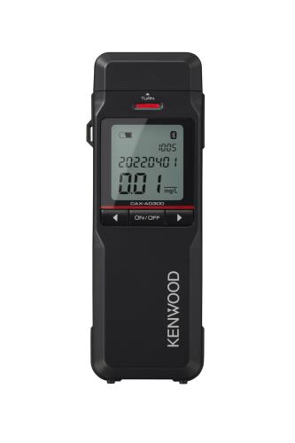 ケンウッド アルコール検知器協議会認定品 日本製/10,000回の測定に対応、記録通信型アルコール検知器 CAX-AD300 ブラック KENWOOD
