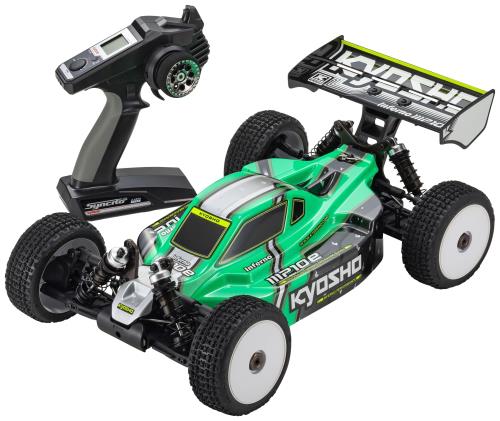 京商 (Kyosho) 1/8 ブラシレスパワード 4WD レーシングバギー レディセット インファーノ MP10e カラータイプ1 グリーン 電動ラジオコントロール 34113T1S|GOODWOODS