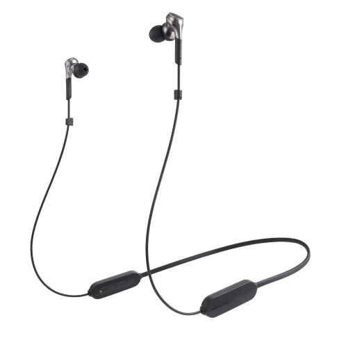 オーディオテクニカ ATH-CKS660XBT GM ワイヤレスイヤホン bluetooth 重低音部 SOLID BASS マイクロホン付 ガンメタリック ATH-CKS660XBT GM