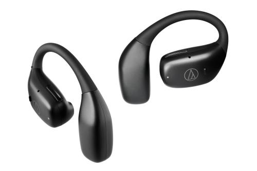オーディオテクニカ ATH-AC5TW オープンイヤー型 ワイヤレスイヤホン Bluetooth 5.4 IPX4防水防塵規格 ながら聴き マルチポイント 低音域補強技術 最大約34時間再生国内正規品 ブラック｜GOODWOODS