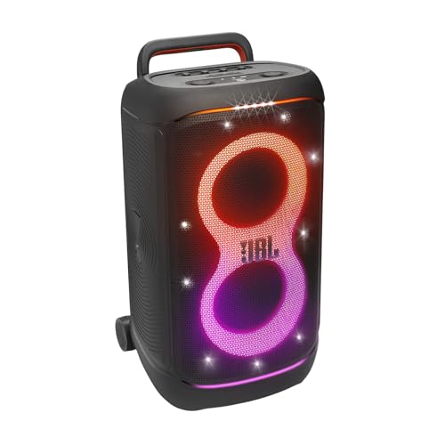 JBL PARTYBOX520 Bluetoothスピーカー ワイヤレス マイク入力XLRコンボジャック/最大出力400W/バッテリー搭載/最大15時間再生/IPX4/ギター入力搭載/キャスター ホイール付き/Auracast対応/ブラック JBLPARTYBOX520JN