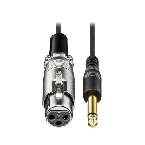 オーディオテクニカ XLR ケーブル マイクケーブル (XLRメス - φ6.3mmモノラル標準プラグ) 5.0ｍ ダイナミックマイク ミキサー アンプ オーディオケーブル 国内正規品AT-MI09/5.0