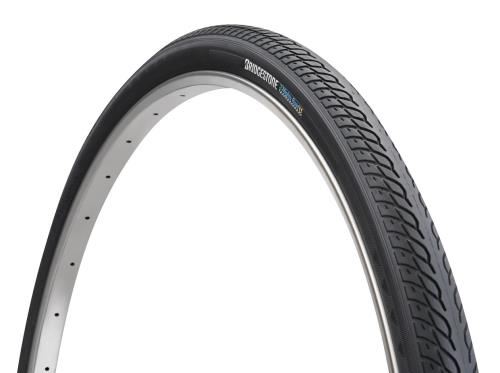ブリヂストン(BRIDGESTONE) E-マイティロード 自転車 タイヤ チューブ 1本巻 WO241-1/2 (40-540) (セットチューブ:スーパーチューブ/厚さ1.2mm) タイヤサイド/クロ EMR24BLB P7243