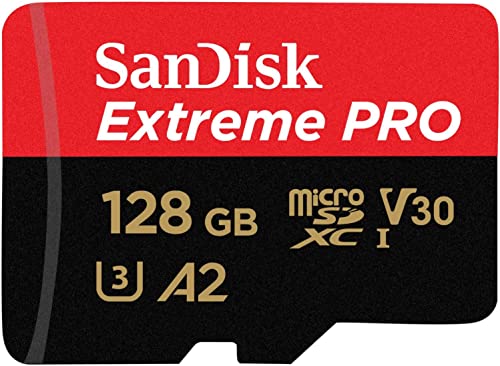 Highspirit microSDXC 128GB SanDisk サンディスク Extreme PRO UHS-1 U3 V30 4K Ultra 固定ディスク A2相応う SDアダプタ付 [並行輸入品]