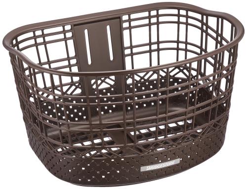 ブリヂストン(BRIDGESTONE) ドレスラウンドバスケット（フロント用） DBR（ダークブラウン） BK-DR P6019 F761007DBR