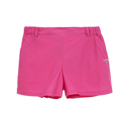 [キャロウェイ] レディース ショートパンツ (かざあなメッシュセットアップ対象) / ゴルフ / C25127202 1092_ピンク M
