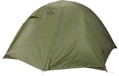 ダンロップ(DUNLOP) アウトドア テント コンパクトアルパインテント 3人用 両入口 オリーブ(OV) DL30A4S