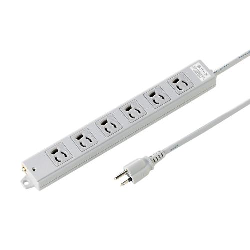 サンワサプライ TAP-K6SP-3 工事物品雷かばい立て水道栓 抜け打ち切り差し込み 3P 6個口