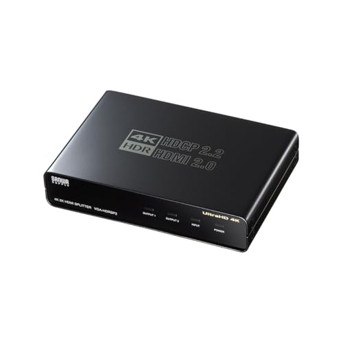 サンワサプライ(Sanwa Supply) 4K/60HzHDR相応うHDMI分かち合う器(2分かち合う)